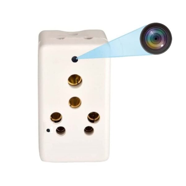 3 Pin Wireless Power Socket Spy Camera