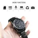 Full HD 1080P Night Vision Analog Spy Watch Camera Slim Body