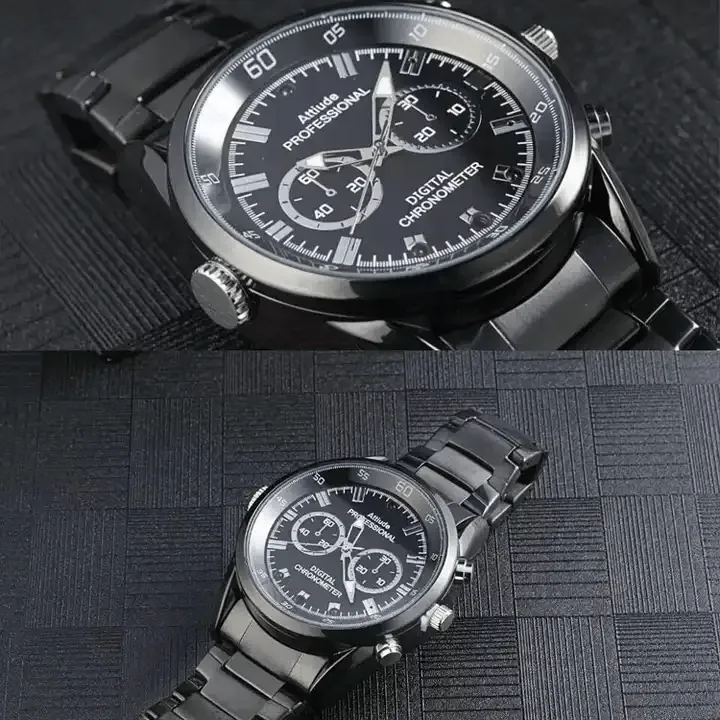 Full HD 1080P Night Vision Analog Spy Watch Camera Slim Body