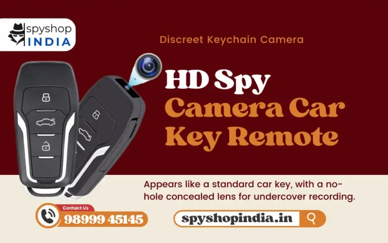 HD Spy Camera Car Key Remote Discreet Keychain Camera