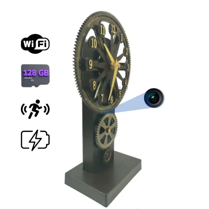 WiFi Wall Clock Spy Camera | Spy Shop India